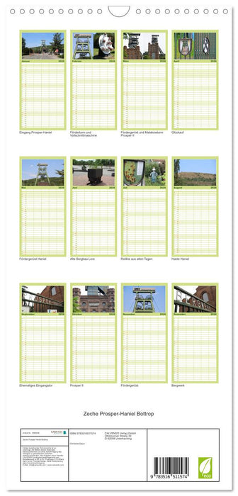 Zeche Prosper-Haniel Bottrop (CALVENDO Familienplaner 2026)