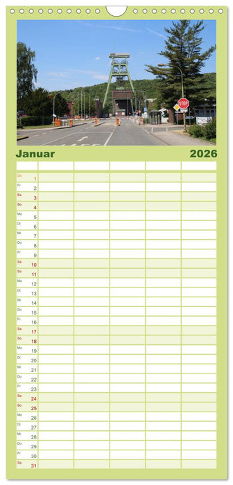 Zeche Prosper-Haniel Bottrop (CALVENDO Familienplaner 2026)