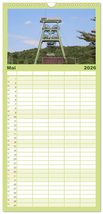 Zeche Prosper-Haniel Bottrop (CALVENDO Familienplaner 2026)