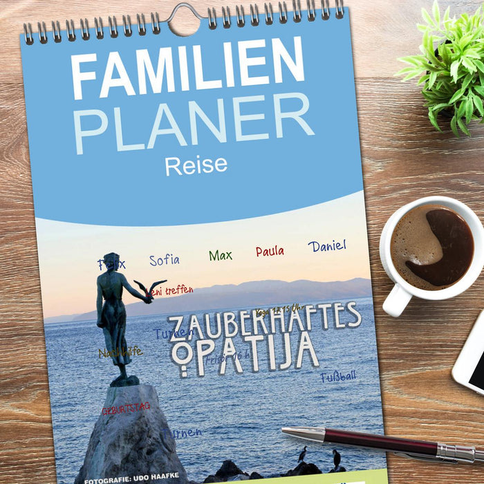 Zauberhaftes Opatija (CALVENDO Familienplaner 2026)