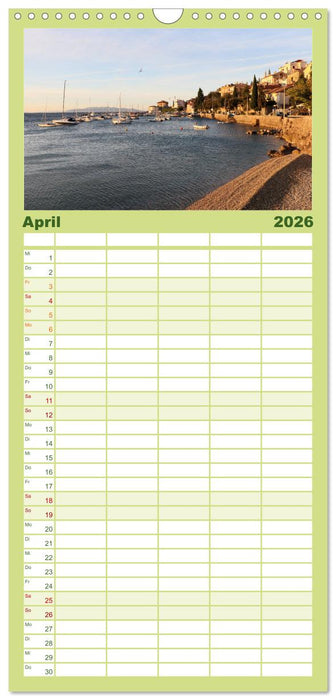 Zauberhaftes Opatija (CALVENDO Familienplaner 2026)