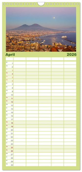 Italien von der Toskana nach Sizilien (CALVENDO Familienplaner 2026)