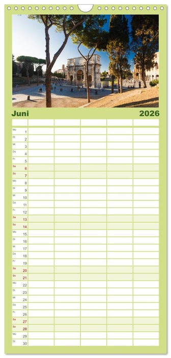 Italien von der Toskana nach Sizilien (CALVENDO Familienplaner 2026)