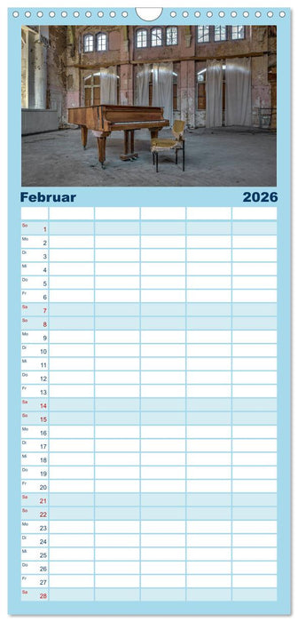 Heilstätten - verlassen und vergessen (CALVENDO Familienplaner 2026)