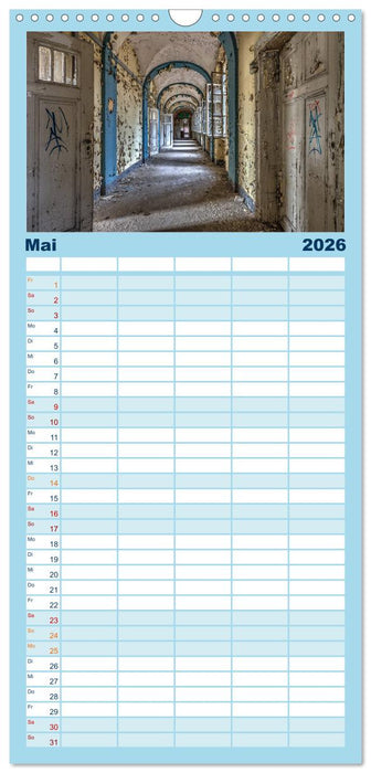 Heilstätten - verlassen und vergessen (CALVENDO Familienplaner 2026)