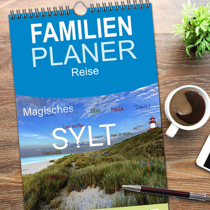 Magisches Sylt (CALVENDO Familienplaner 2026)