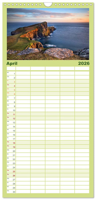 Schottland zum Verlieben (CALVENDO Familienplaner 2026)