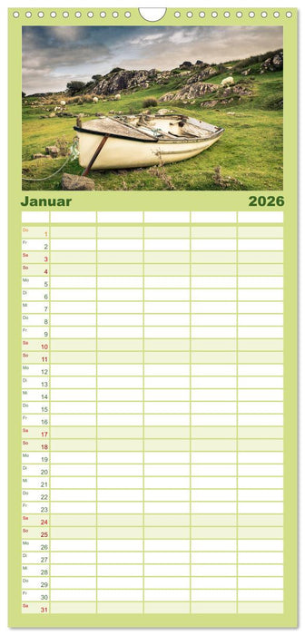 Irland - Zauberhafte Insel in grün (CALVENDO Familienplaner 2026)