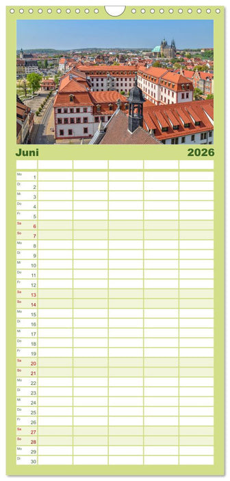 Erfurt - meine Stadt mit viel Herz (CALVENDO Familienplaner 2026)