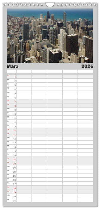 beeindruckendes Chicago (CALVENDO Familienplaner 2026)