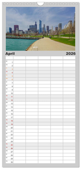beeindruckendes Chicago (CALVENDO Familienplaner 2026)