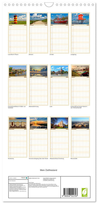 Mein Ostfriesland (CALVENDO Familienplaner 2026)