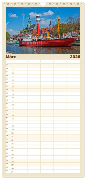 Mein Ostfriesland (CALVENDO Familienplaner 2026)