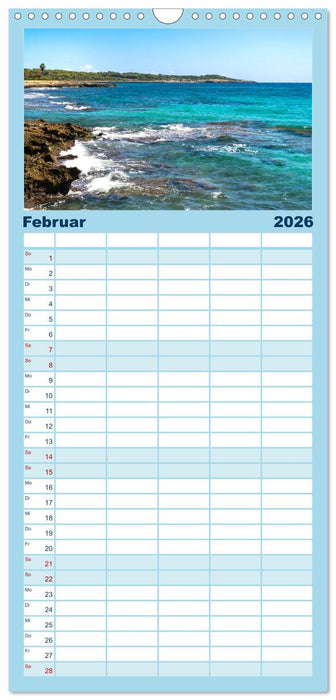 MALLORCA, Meine Balearische Insel (CALVENDO Familienplaner 2026)