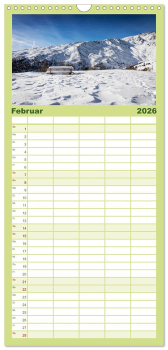 Ultental - Ein Jahr in Bildern (CALVENDO Familienplaner 2026)