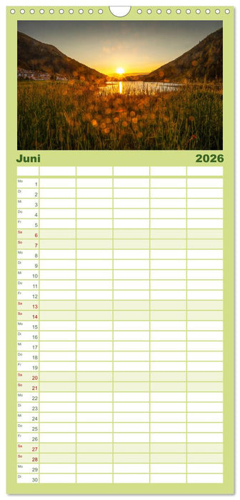 Ultental - Ein Jahr in Bildern (CALVENDO Familienplaner 2026)