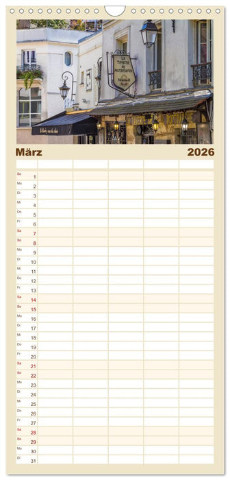 PARIS Französisches Flair und Historie (CALVENDO Familienplaner 2026)