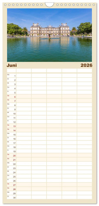 PARIS Französisches Flair und Historie (CALVENDO Familienplaner 2026)