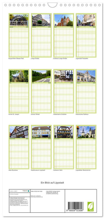 Ein Blick auf Lippstadt (CALVENDO Familienplaner 2026)