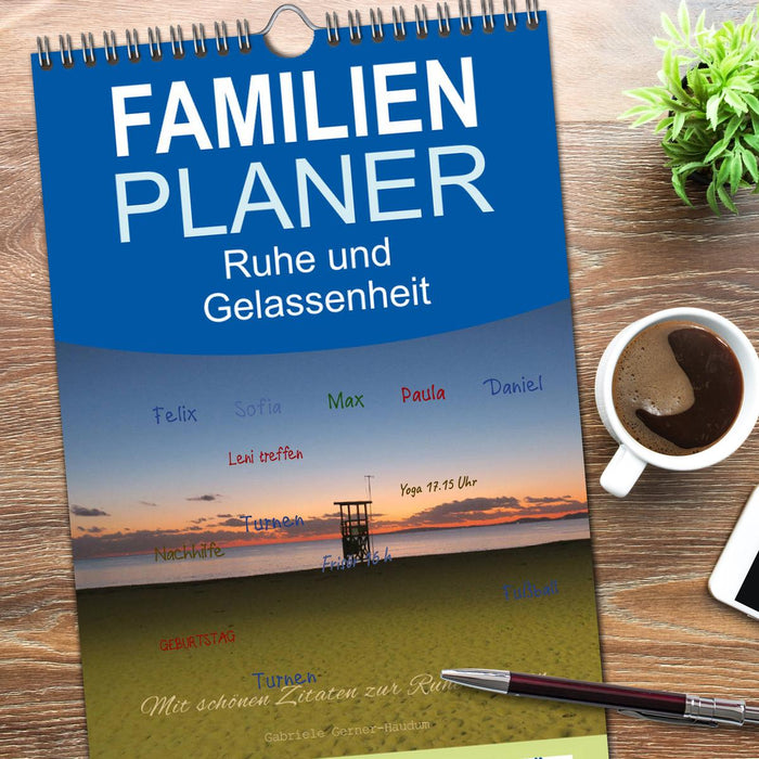 Ruhe und Gelassenheit 2026 (CALVENDO Familienplaner 2026)