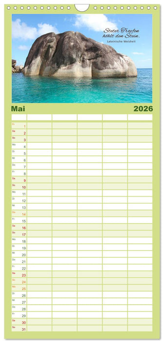 Ruhe und Gelassenheit 2026 (CALVENDO Familienplaner 2026)