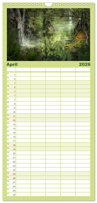 Waldgeheimnisse (CALVENDO Familienplaner 2026)