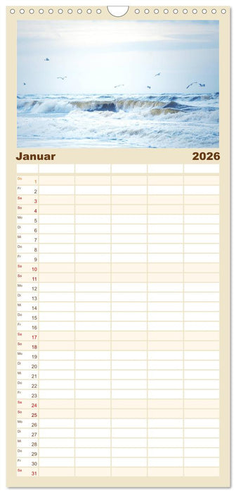 Jutland - Dänemarks Nordseeküste (CALVENDO Familienplaner 2026)