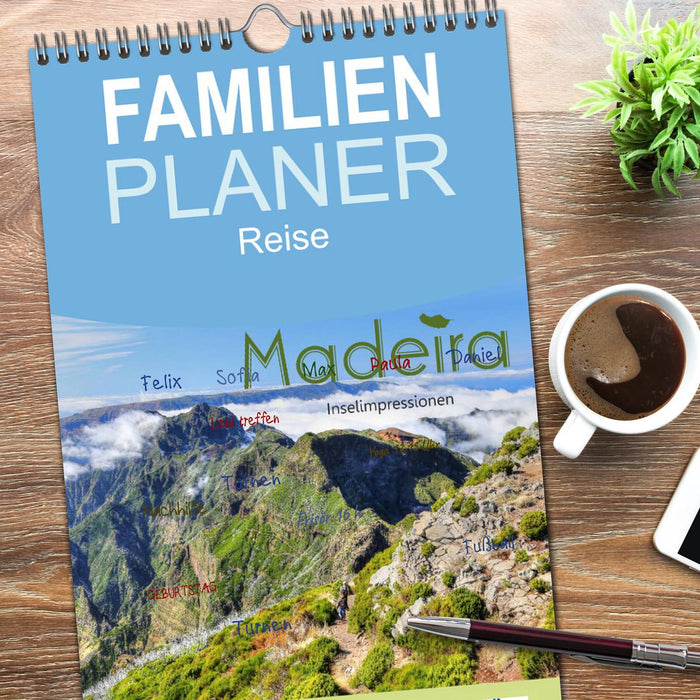 Wildes Madeira - Inselimpressionen (CALVENDO Familienplaner 2026)