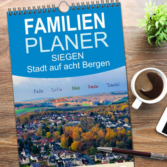 SIEGEN Stadt auf acht Bergen (CALVENDO Familienplaner 2026)