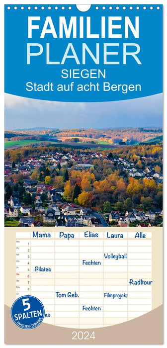 SIEGEN Stadt auf acht Bergen (CALVENDO Familienplaner 2026)