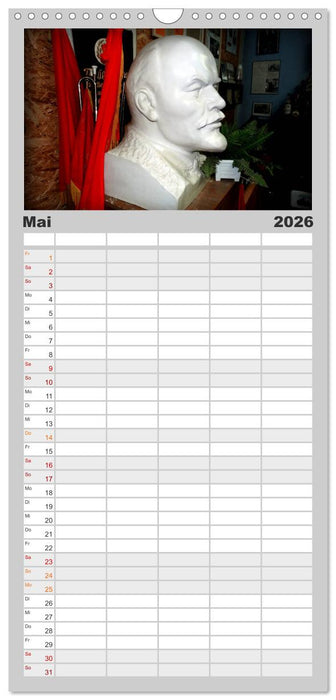 LENIN LEBT - Bilder einer Ikone (CALVENDO Familienplaner 2026)
