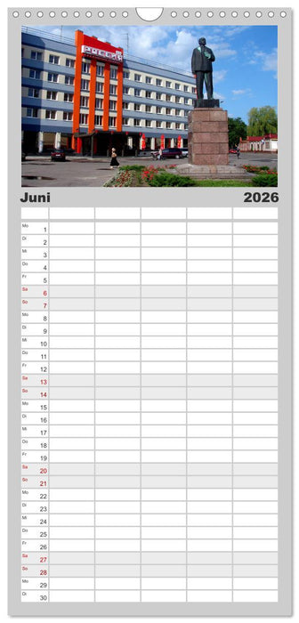 LENIN LEBT - Bilder einer Ikone (CALVENDO Familienplaner 2026)