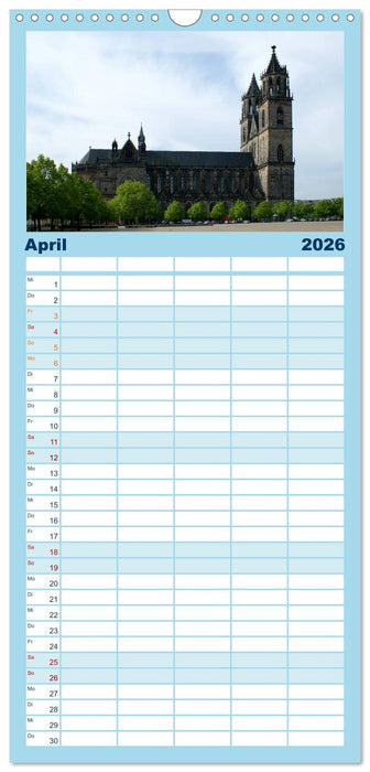 Landeshauptstadt Magdeburg (CALVENDO Familienplaner 2026)