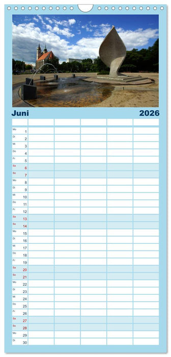 Landeshauptstadt Magdeburg (CALVENDO Familienplaner 2026)