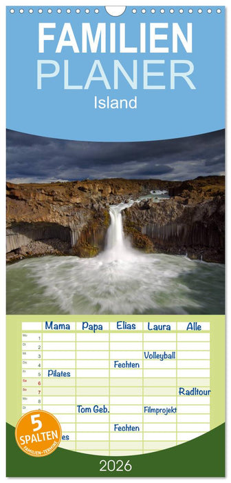 Island (CALVENDO Familienplaner 2026)