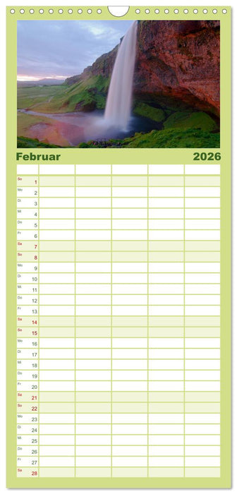 Island (CALVENDO Familienplaner 2026)