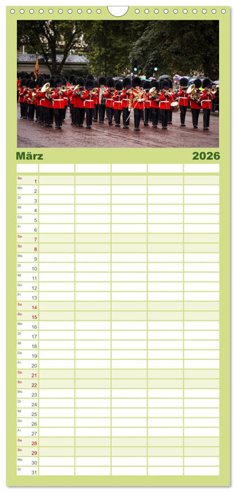 Wundervolles London (CALVENDO Familienplaner 2026)