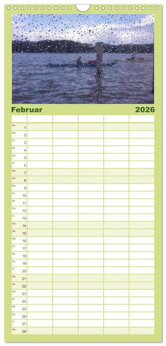 Mecklenburgische Seenplatte - zum Träumen schön (CALVENDO Familienplaner 2026)