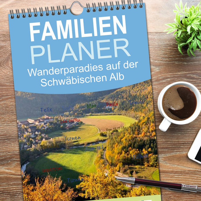Das Donautal - Wanderparadies auf der Schwäbischen Alb (CALVENDO Familienplaner 2026)