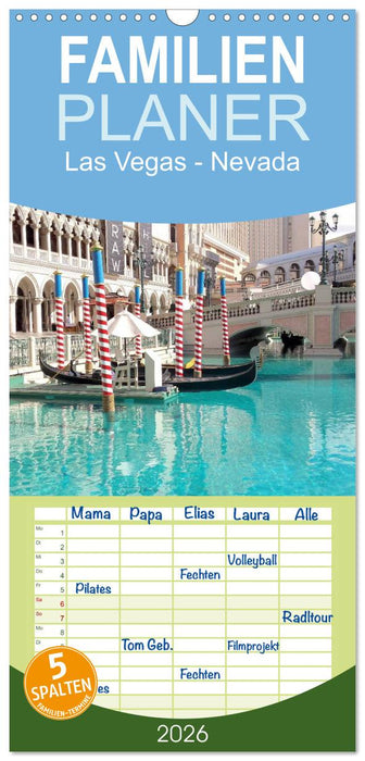 Las Vegas - Nevada (CALVENDO Familienplaner 2026)