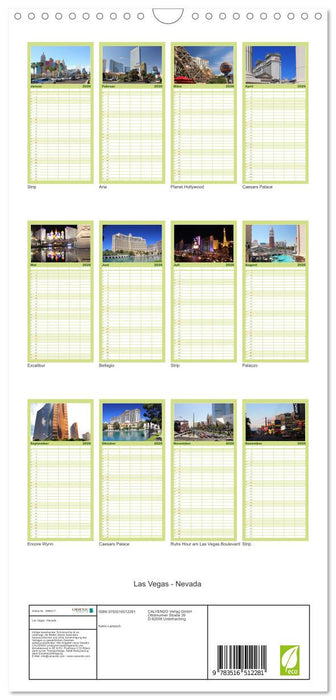 Las Vegas - Nevada (CALVENDO Familienplaner 2026)