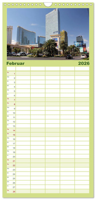 Las Vegas - Nevada (CALVENDO Familienplaner 2026)