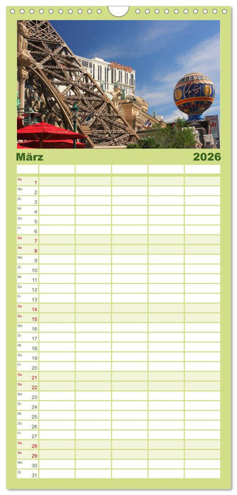 Las Vegas - Nevada (CALVENDO Familienplaner 2026)