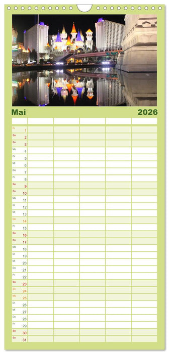 Las Vegas - Nevada (CALVENDO Familienplaner 2026)