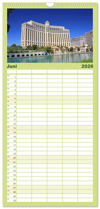 Las Vegas - Nevada (CALVENDO Familienplaner 2026)