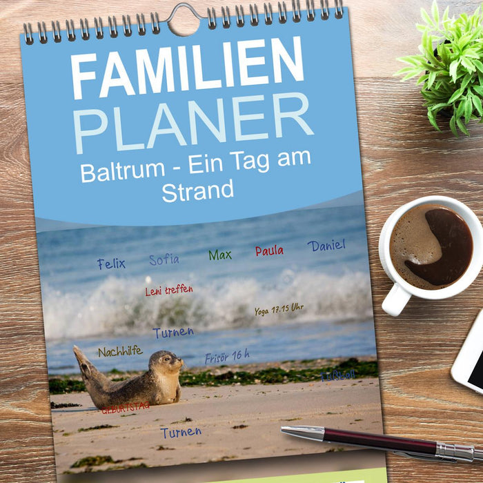 Baltrum - Ein Tag am Strand (CALVENDO Familienplaner 2026)