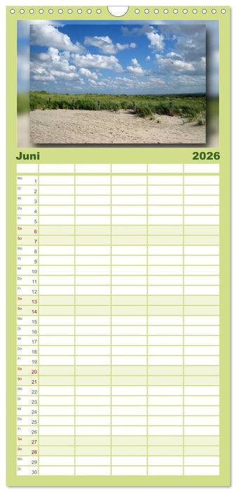 Baltrum - Ein Tag am Strand (CALVENDO Familienplaner 2026)