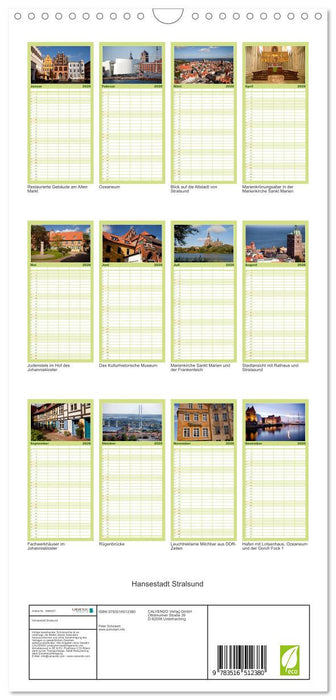 Hansestadt Stralsund (CALVENDO Familienplaner 2026)