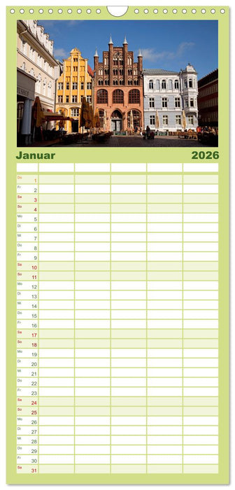 Hansestadt Stralsund (CALVENDO Familienplaner 2026)