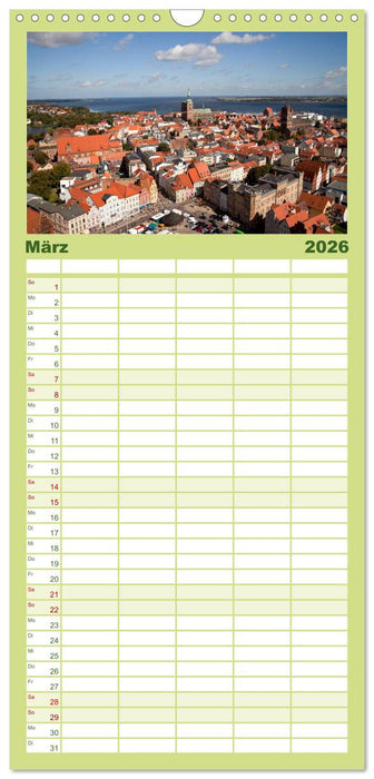 Hansestadt Stralsund (CALVENDO Familienplaner 2026)